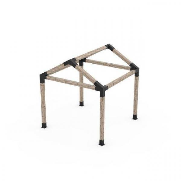Pergola 300x300x335 cm - sedlová strecha