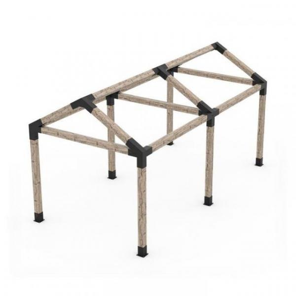 Pergola 600x300x335 cm - sedlová strecha